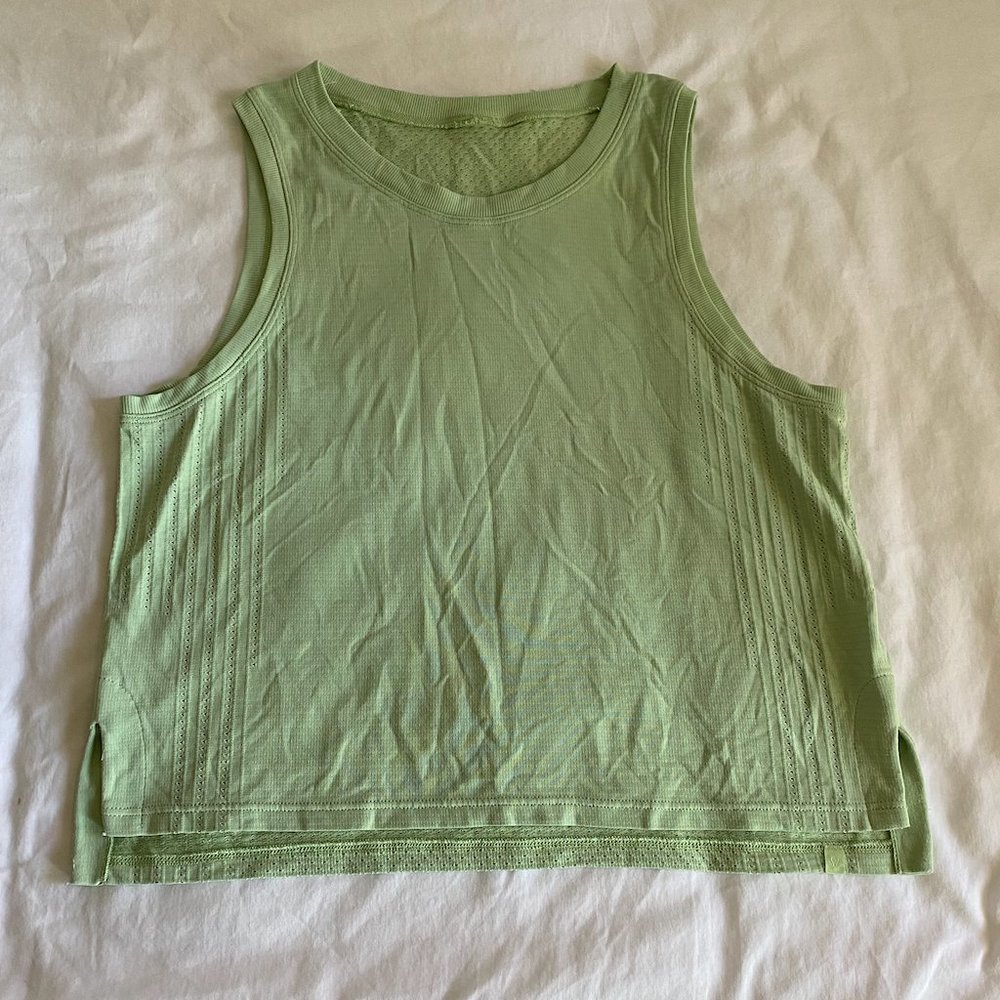 Lululemon Mint Green Workout Tank